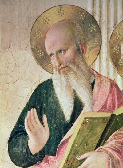 Madonna de la Sombra (detalle de San Juan) de Fra Angelico